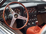 Steering wheel in Lamborghini 350 GT
