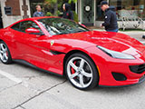 Red Ferrari Portofino