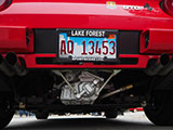 A peek underneath a Ferrari 288 GTO