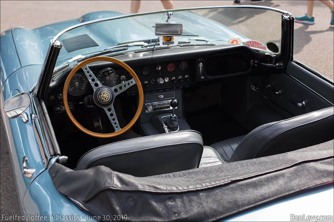 Jaguar E-Type Convertible interior