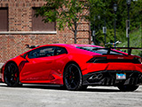 Red Lamborghini Huracan