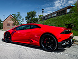 Red Lamborghini Huracán