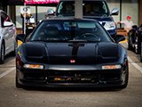 Front of Black Acura NSX