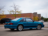 Teal Foxxbody Ford Mustang SVT Cobra