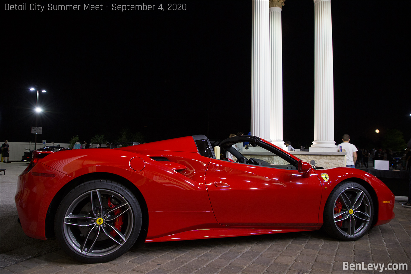 Red Ferrari 488 Spider