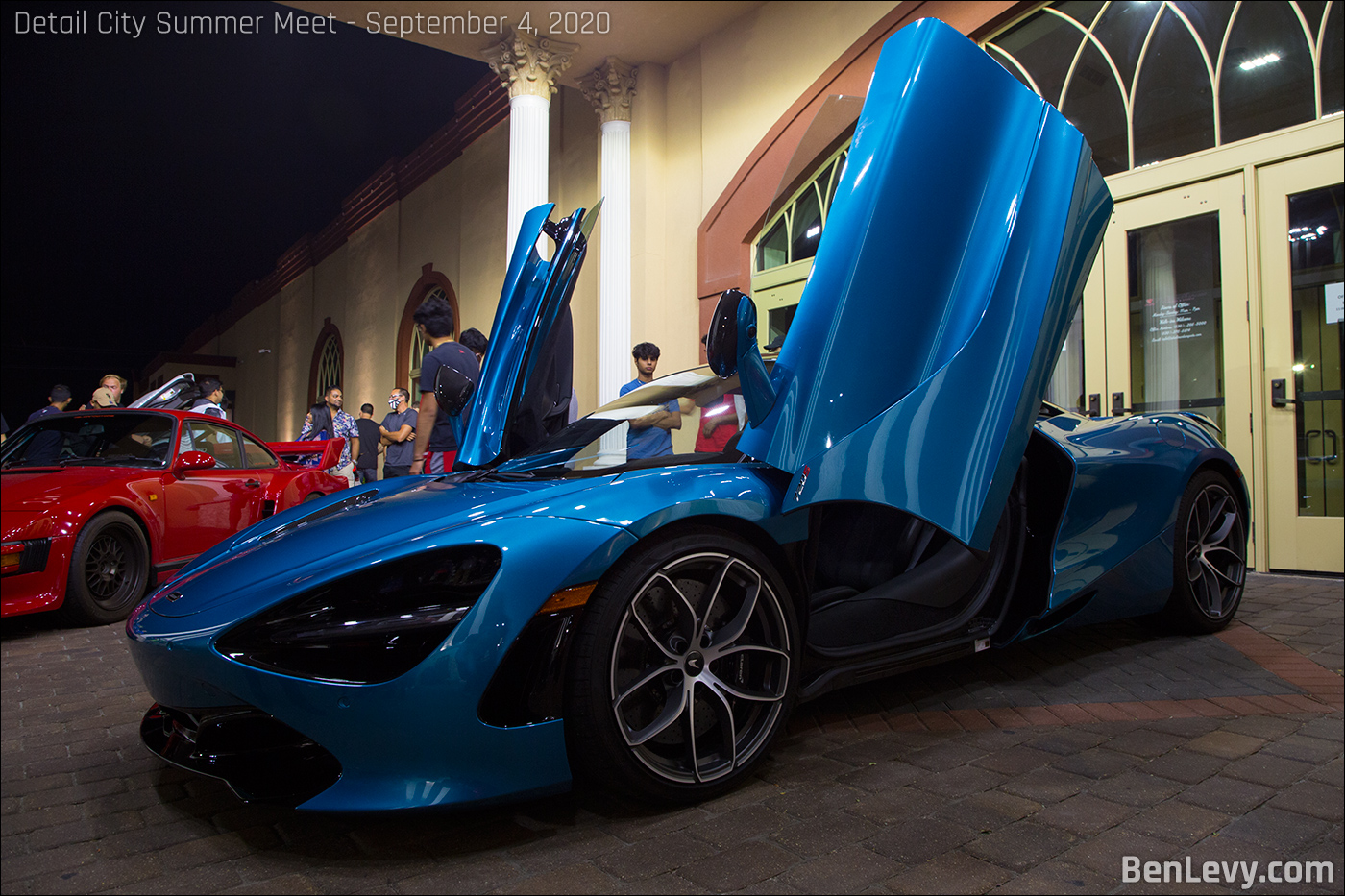 Blue McLaren 720S