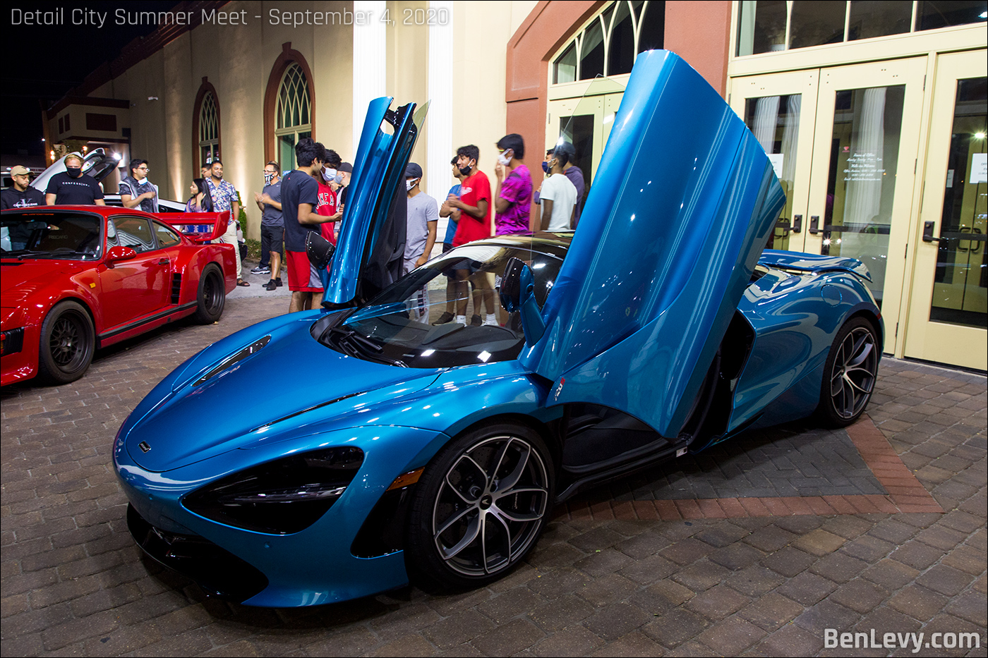 Blue McLaren 720S