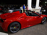 Red Ferrari 488 Spider