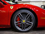 Five-spoke Ferrari 488 wheel