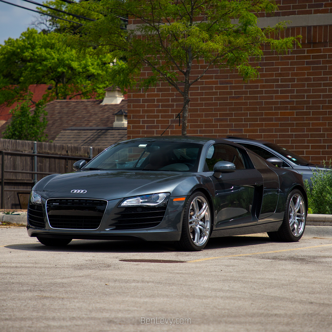 Grey Audi R8 at Car Meet in Niles