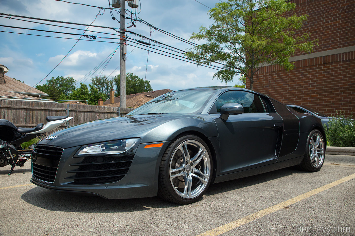 Grey Audi R8