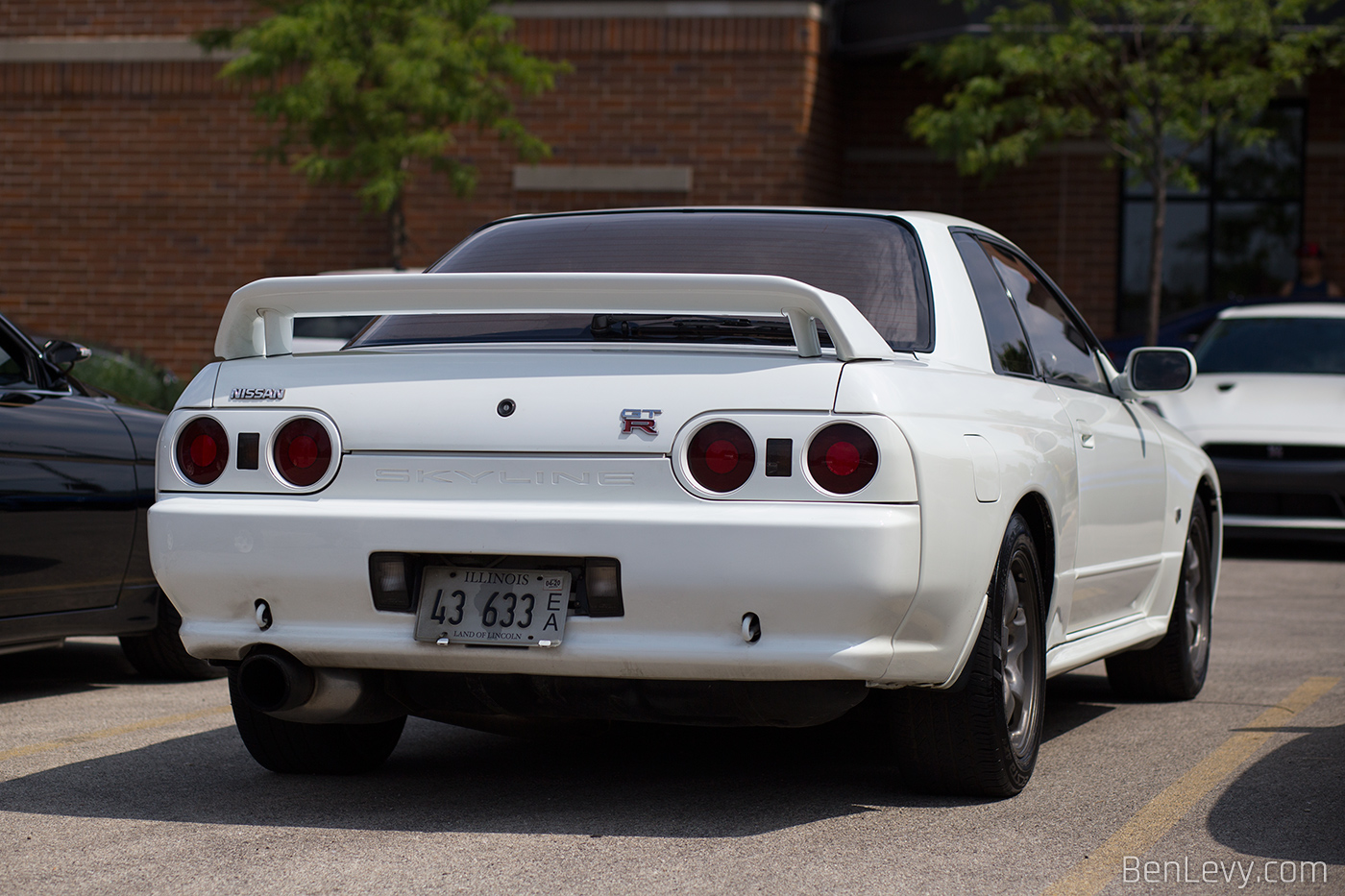 White R32 Nissan Skyline GT-R at Detail Driven Car Meet