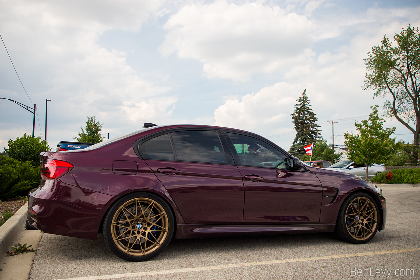 F80 BMW M3 with Gold Wheels