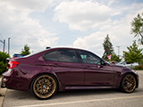 F80 BMW M3 with Gold Wheels