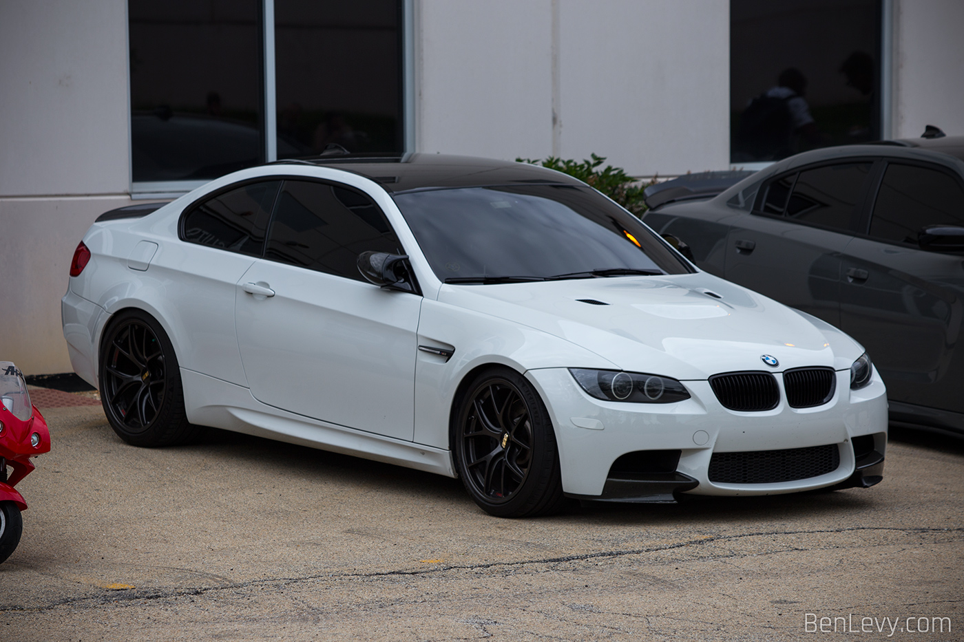White BMW M3 Coupe