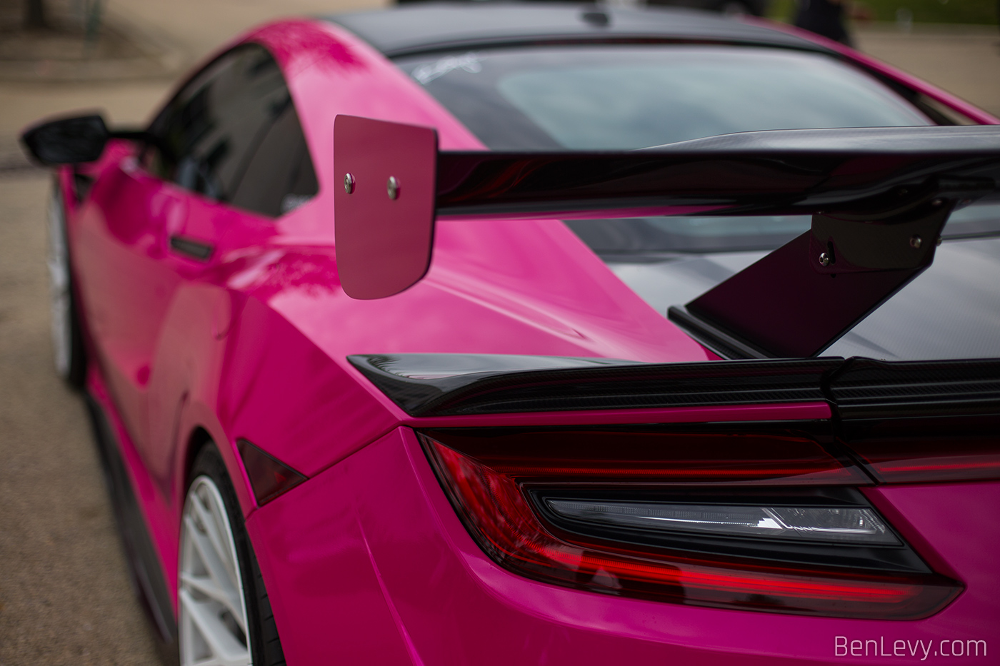 Tail Light of Pink NC1 NSX