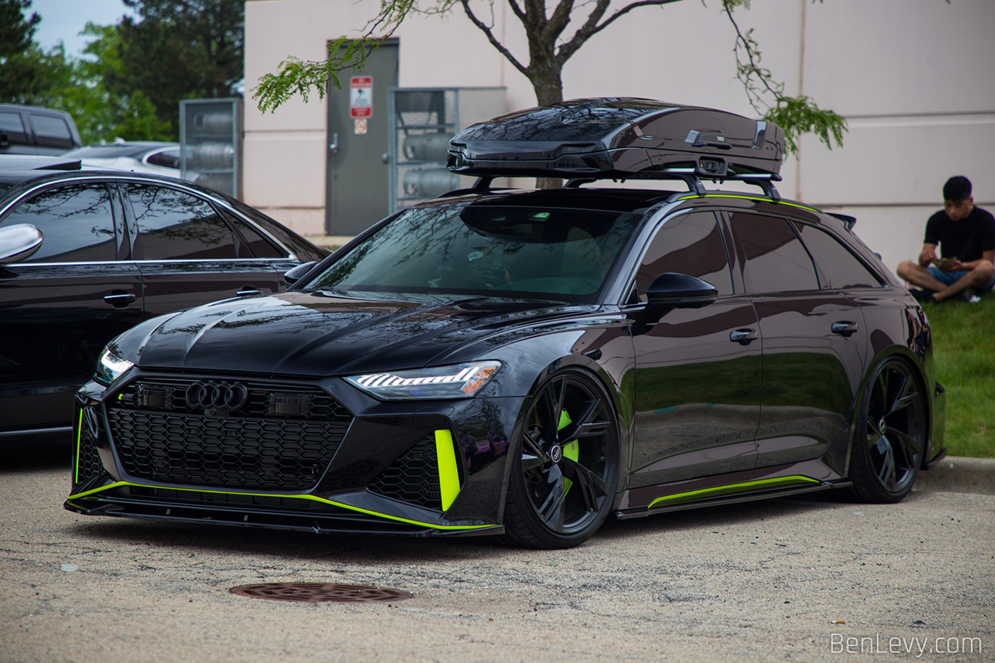Audi RS6 Avant with Neon Green Accents
