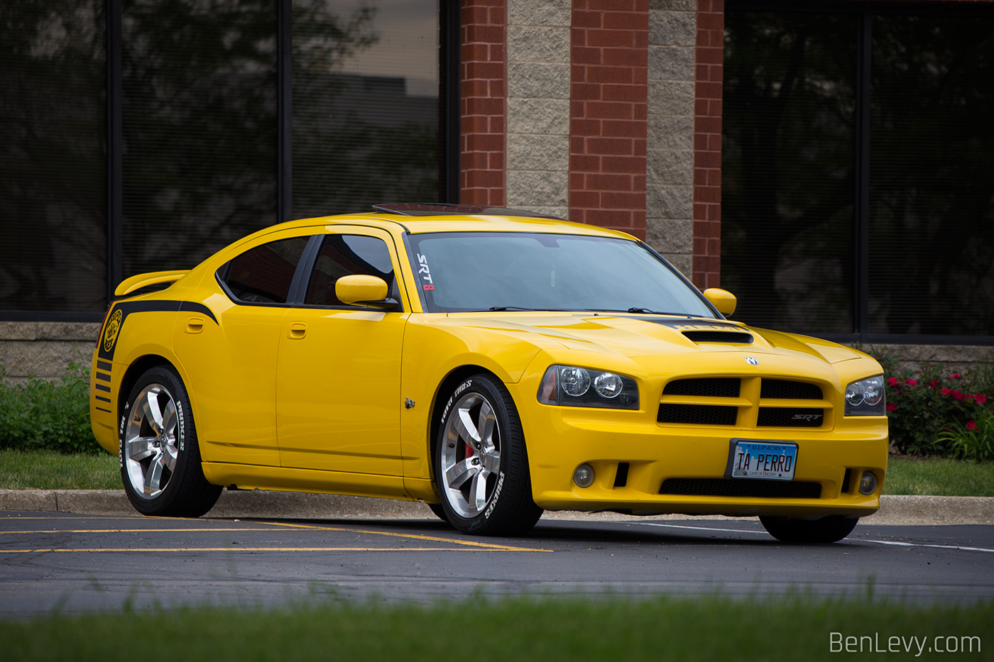 Yellow Dodge Charger Super Bee