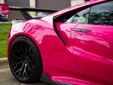 Pink Wrap on NC1 Acura NSX