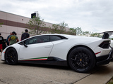 White Lamborghini Huracan Performante