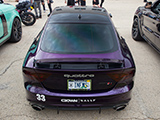 Rear of Purple Audi S7
