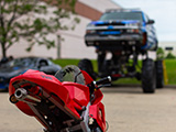 Red APC Mini Bike