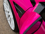 Carbon Fiber Fender Duct on NC1 Acura NSX