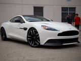White Aston Martin Vanquish at the Drip Drop Exotics Car Show