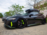 Audi RS6 Wagon with Neon Green Brake Calipers