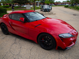 Red A90 Supra at Drip Drop Exotics Car Show
