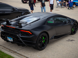 Black Lamborghini Huracan Performante at a Bolingbrook Car Show