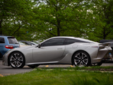 Silver Lexus LC500