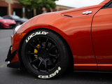 Front Fender of Orange Scion FR-S