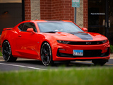 Orange Chevy Camaro SS