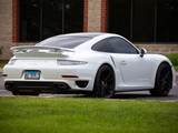 White Porsche 911 Turbo