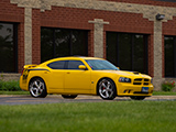 Yellow Dodge Charger SRT8 Super Bee