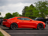 Side of Orange Chevy Camaro