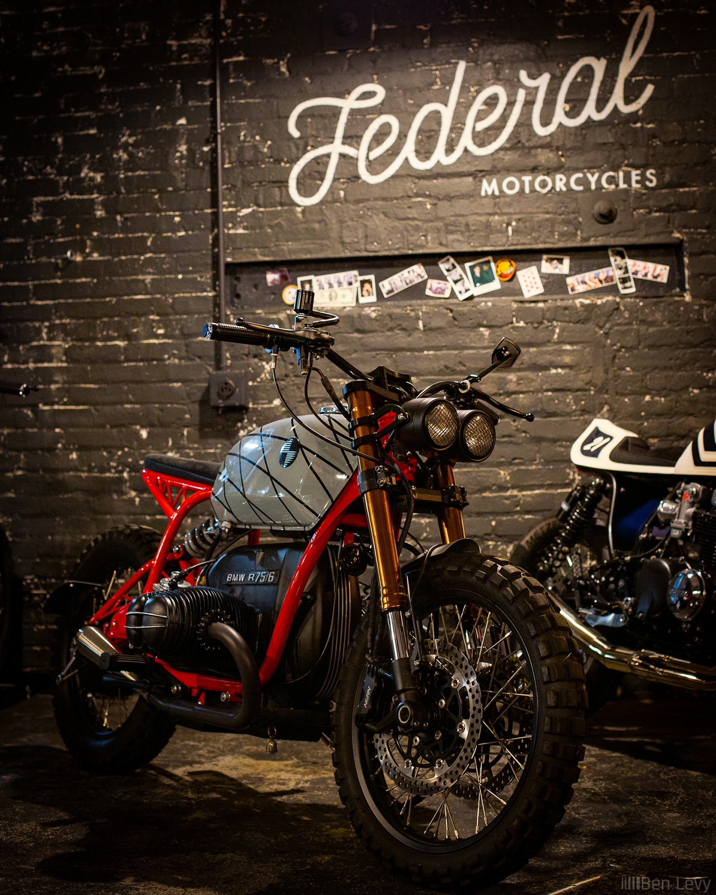 Custom BMW Motorcycle at Federal Moto