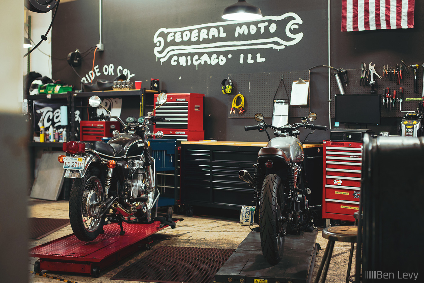 The Federal Moto workshop in 2021