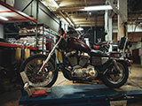 Harley Davidson at Federal Moto's Shop