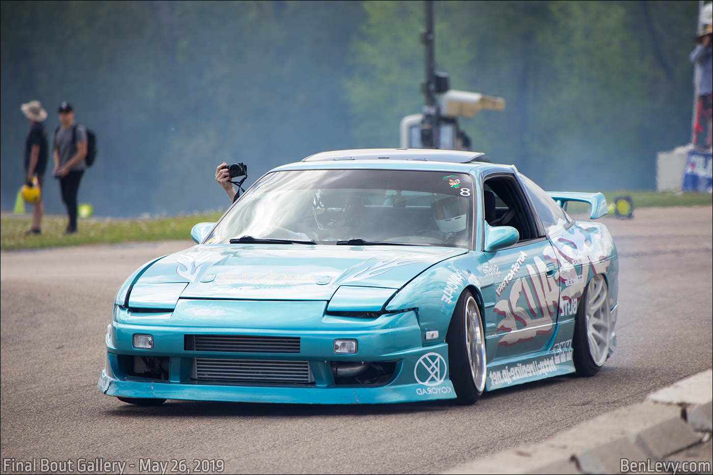 Nissan S13 on the track