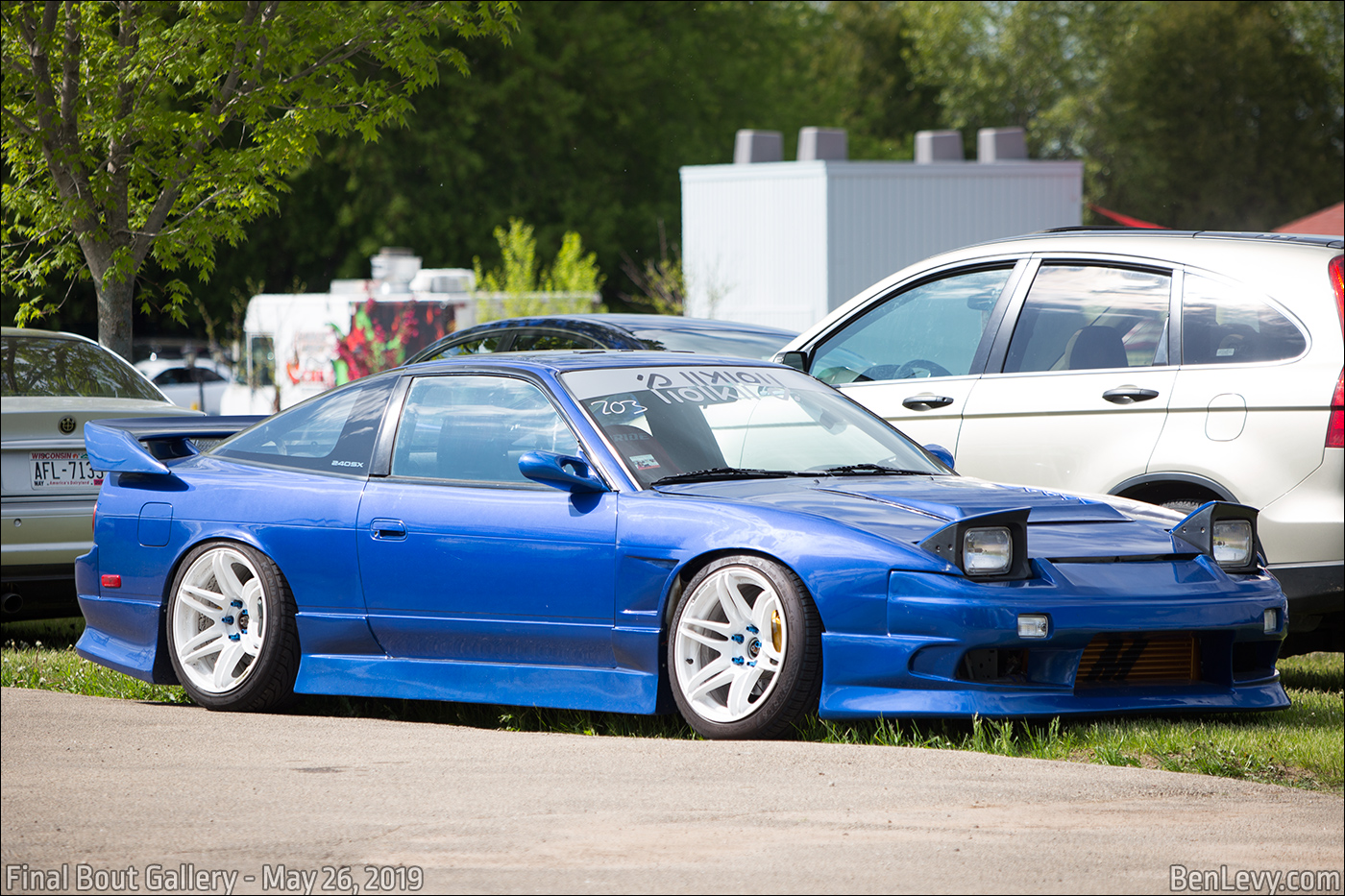 Blue S13 fastback