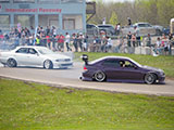 Toyota Sedans drifting in Final Bout