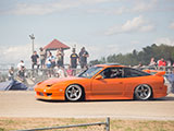 Clean Orange 240SX Drifting at Final Bout Gallery