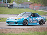 240SX coupe on the track