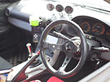 Interior of S15 Nissan Silvia drift car