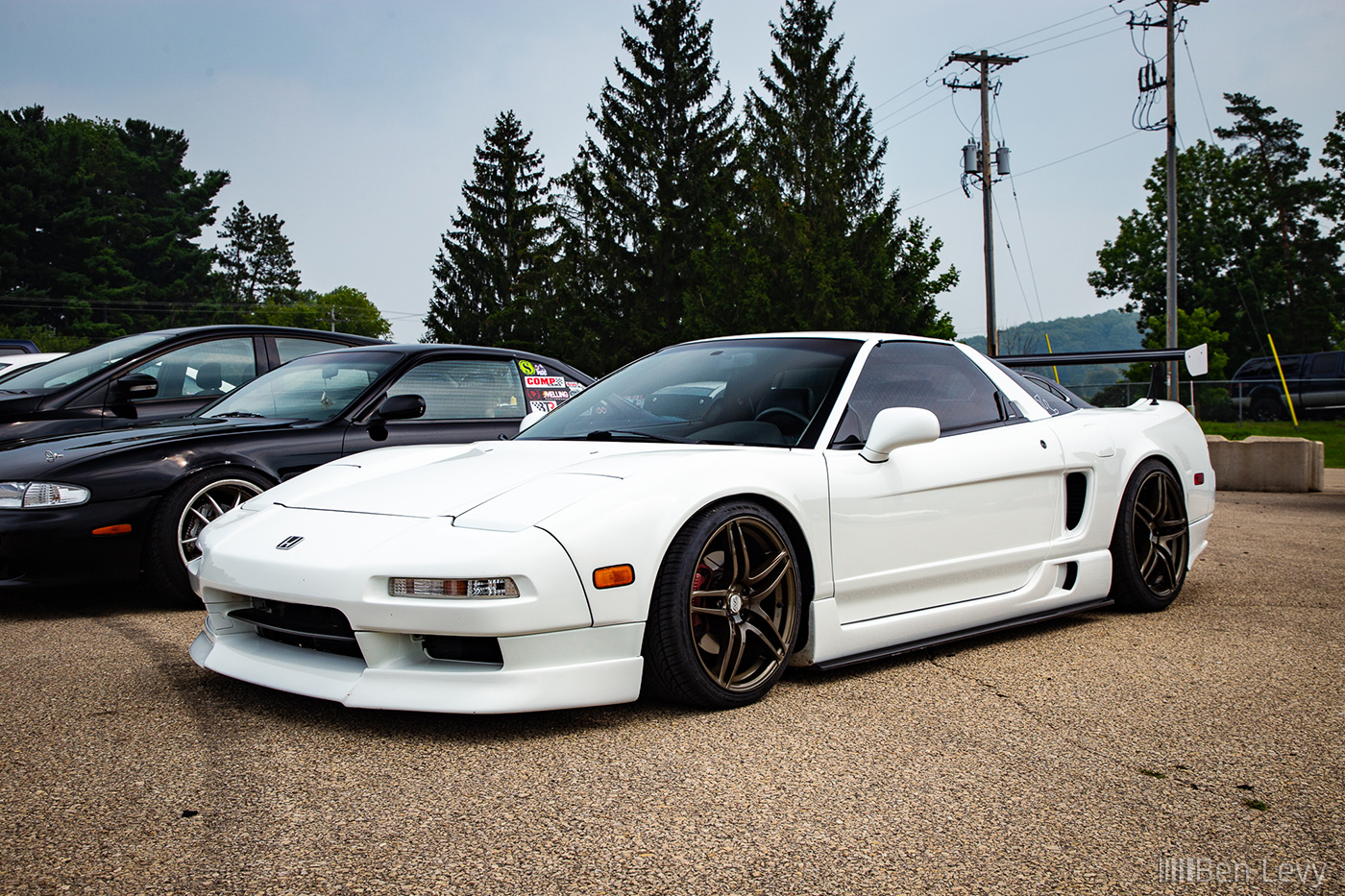 White Acura NSX at Final Bout Gallery