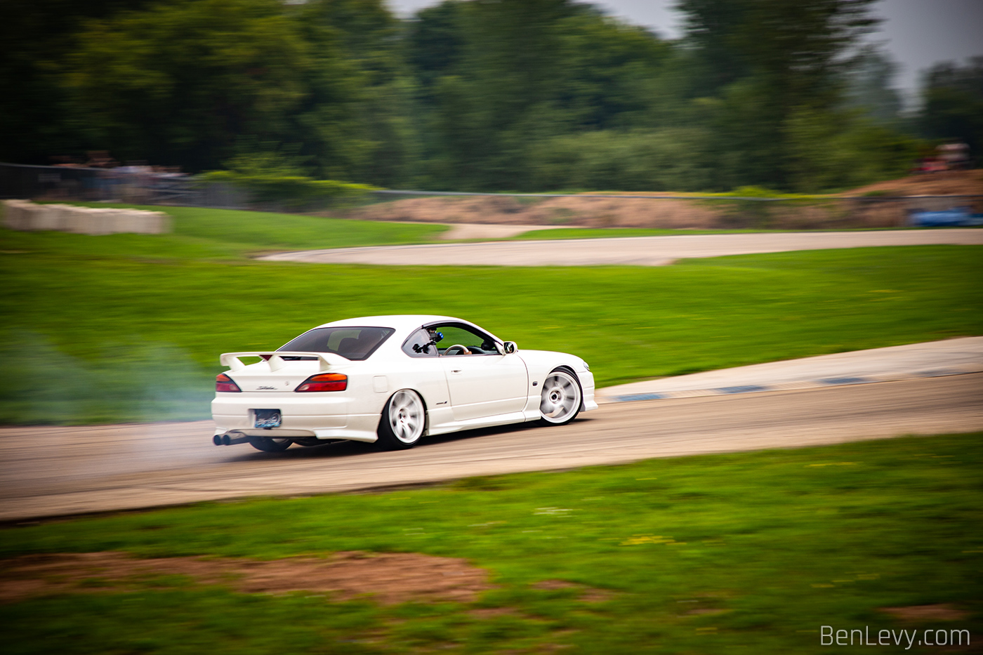 White Nissan Silvia Drifting at Final Bout Gallery
