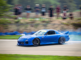 Drifting FD RX-7 at Final Bout Gallery Central