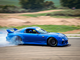 Smoking Tires on FD RX-7 at Final Bout Gallery Central